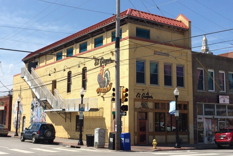 El Guapo's downtown location - built in 1912